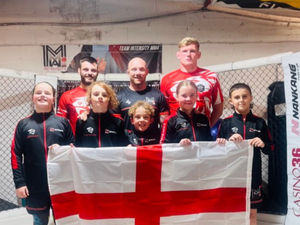 Supporting image for story: Willenhall MMA gym celebrates seven athletes selected for England national team