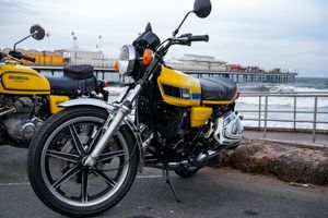 Motorbikes are often seen lining the coast