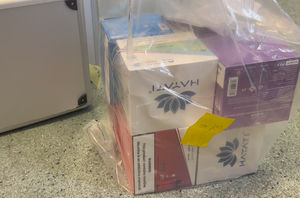 Officers also seized illegal vapes and cigarrettes