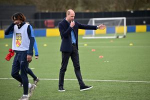 Prince William practices refereeing skills