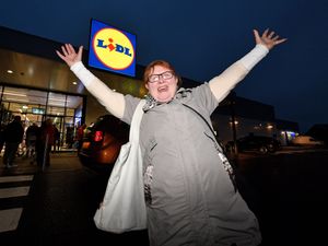 Supporting image for story: 'We're delighted to open the doors on our new stores': Queues gather for the grand opening of the new Burntwood Lidl store
