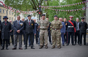 The event was attended by representatives from the British Armed Forces, the council and community groups around the area