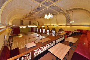 Inside Anstice Memorial Hall