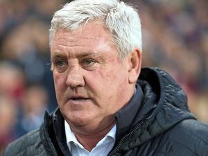 Supporting image for story: Aston Villa boss Steve Bruce offers his congratulations to Wolves