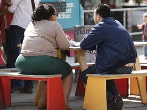 Supporting image for story: Study finds fat builds up in lungs of overweight and obese people