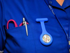 Close up of a nurse
