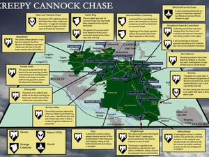 Supporting image for story: Cannock's spooktacular map on "Ghoul-gled Earth"