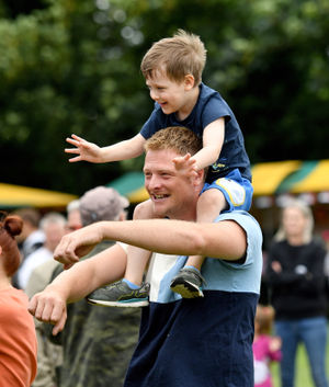 Enjoying a dance at Halesowen Carnival.
