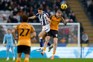 Krystian Bielik limped off before the break. (Photo by Adam Fradgley/West Bromwich Albion FC via Getty Images)