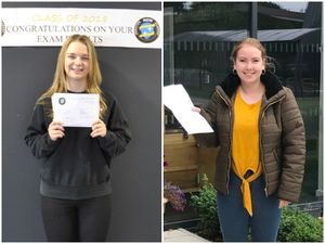 Natasha Gilford and Tara Malone at Ormiston New Academy Fordhouses