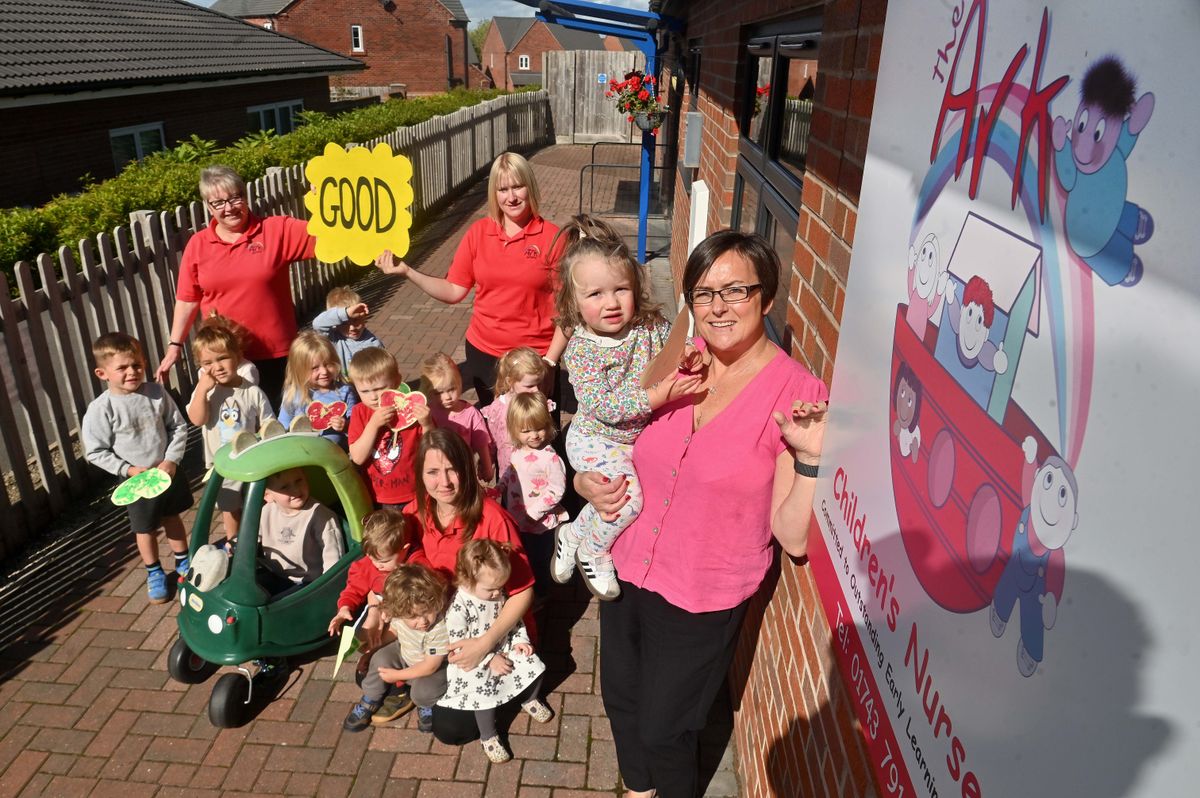 Nursery near Shrewsbury shares delight after glowing Ofsted report praises staff for care and affection