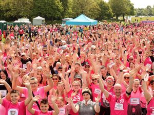 Supporting image for story: Pink is the colour as runners and walkers take on Race for Life in Walsall