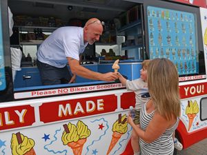 Supporting image for story: 'I sell ice-creams in Stafford and can work up to 20 hours a day in sweltering conditions - but I love my job'