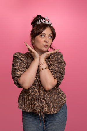 Abbie Hale is from Bilston and performs character-based comedy