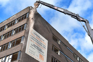 The final stage of the Cavendish House demolition is getting underway