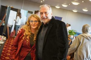 The Psychic Duo: John Hughes and Helen Millward.