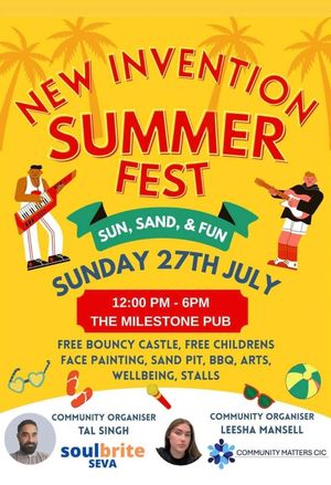 New Invention Summer Fest - Sun, Sand - and the vesr best in Spoken Word!