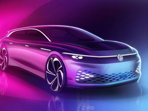 Supporting image for story: Volkswagen ID. Space Vizzion hints at the firm’s first electric estate