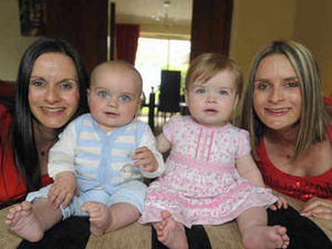Supporting image for story: Life lived at the double as twins' lives mirrored