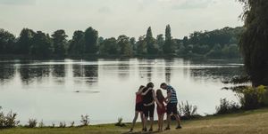 The video ends with young Heidi running across the expanse of Himley Park to her family