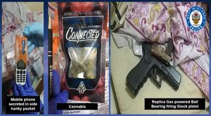 The items seized by police. Photo: West Midlansd Police