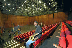 Musician Soweto Kinch checked out The Studio at the Rep theatre today