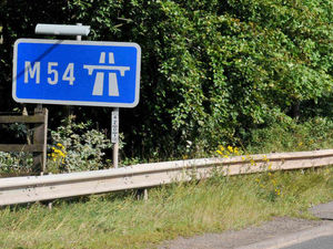 Supporting image for story: Drivers facing congestion on the M54 westbound near Wellington