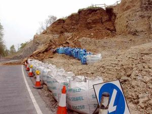 Supporting image for story: Main road still closed