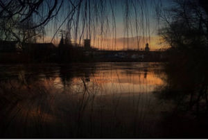 one of last year’s entries - River Severn at Dusk in Shrewsbury by Sarah Jameson.