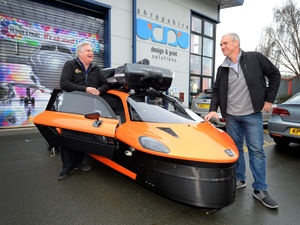 Supporting image for story: World's first flying car makes journey to Oswestry 