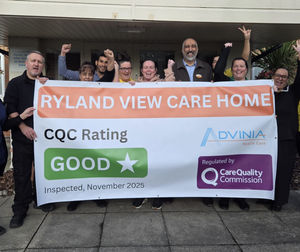 A care home team in Sandwell have good reason to celebrate this winter after receiving a ‘Good’ rating from Care Quality Commission (CQC) inspectors