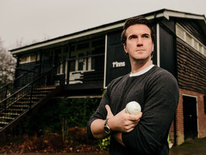 Supporting image for story: Jack Shantry getting a view from the umpire’s side