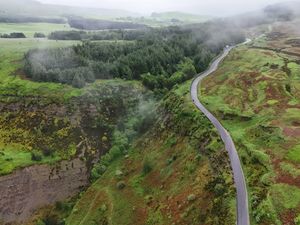 A remote moorland scene