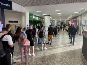 Supporting image for story: Birmingham Airport staff praised on hottest day of the year