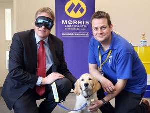 Supporting image for story: Shrewsbury firms set tails wagging by raising £15,000 for guide dogs