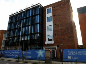 Supporting image for story: New Wolverhampton University science block takes shape