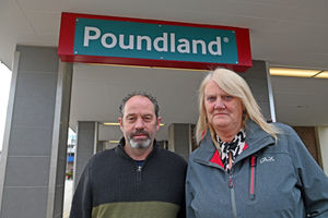 Mark and Heather Rowe visited the new store