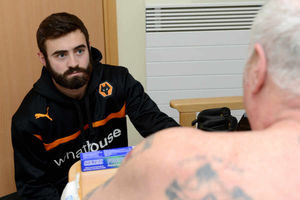 Jack Price meets a patient