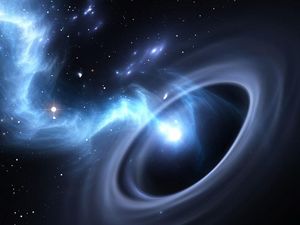 Supporting image for story: A massive black hole has been found at the heart of the Milky Way