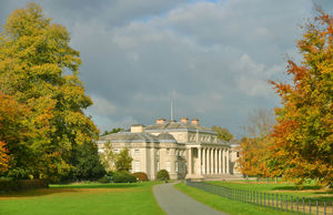 Shugborough Hall in autumn