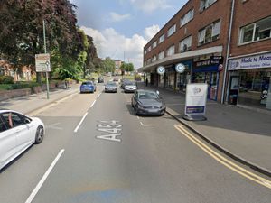 Supporting image for story: Overturned car at traffic island causes delays in Aldridge