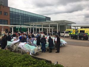Supporting image for story: Fire which closed a Staffordshire hospital's A&E was started 'deliberately'