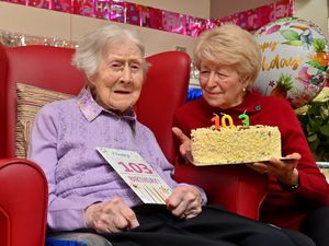 Supporting image for story: Great-great grandmother who 'won't let anything beat her' celebrates 103rd birthday