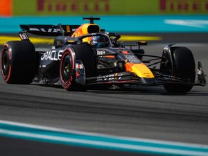 Supporting image for story: Max Verstappen wins sprint as Fernando Alonso and Lewis Hamilton clash in Miami