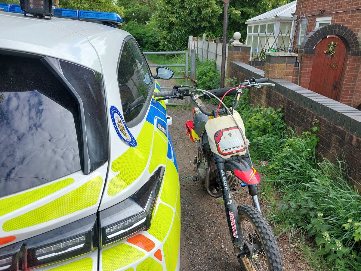 Motorbike seized in Pensnett after rider fails to stop for police