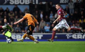 Matt Jarvis scores his goal