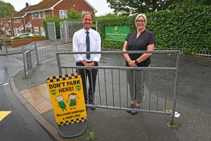 Assistant head Tom Neal and headteacher Lisa Cowley