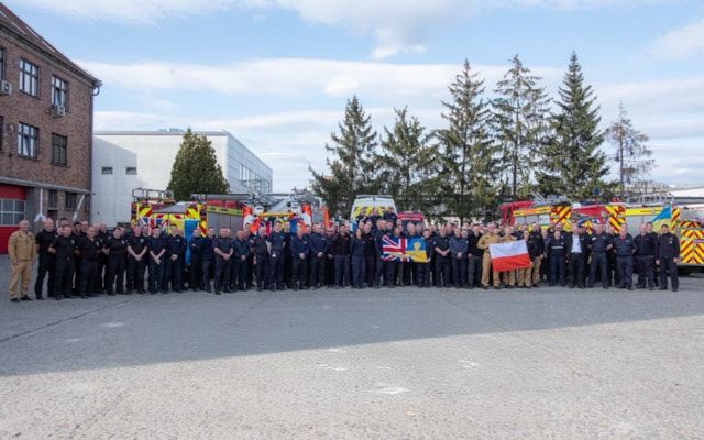Mid and West Wales Fire and Rescue Service has recently joined 17 other Fire and Rescue Services from across the UK to deliver firefighting equipment to Ukrainian firefighters and replace crucial resources that have been lost during the ongoing conflict in the country