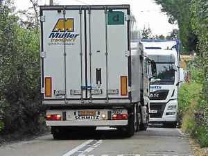 Supporting image for story: Anger at 'carnage' as Shropshire A41 crash diversion sends lorries through village