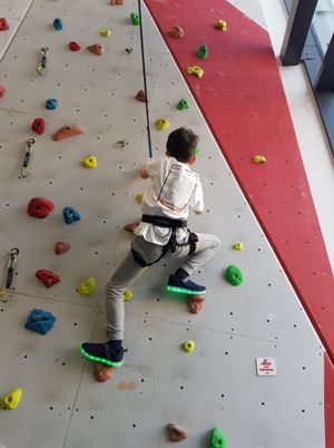 Climbing was just one of Nate's challenges